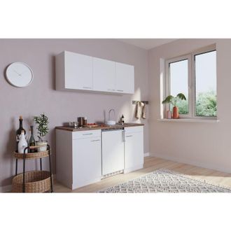 Respekta Cucina Minicucina Cucina singola Cucinino Dispensa Bianco Luis 150 cm Respecta