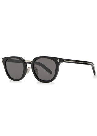 Prada Round-frame Sunglasses - Black - One Size