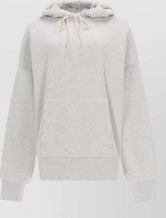 Golden Goose hooded sweatshirt kangaroo pocket ribbed trims