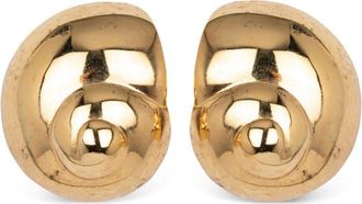 Jennifer Behr Natica polished-finish earrings - women - 18kt Gold Plated Brass - One Size