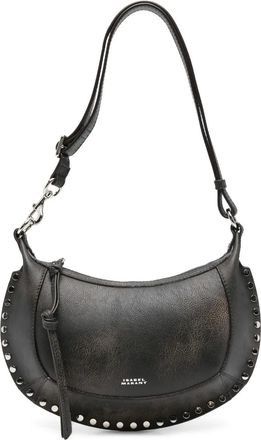 Isabel Marant Borsa a spalla Oskan Moon in pelle con borchie - Marrone