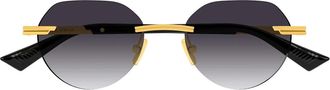 Bottega Veneta Sunglasses Bv1379 S 001 Gold/Grey Men