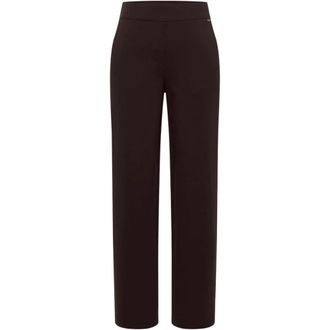 Cecil Neele Straight Broeken - Dames - Broeken - Bruin - Maat: L Viscose