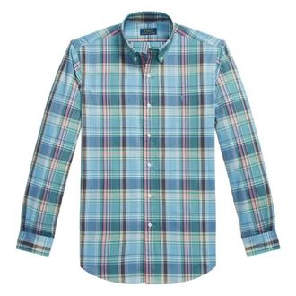 Polo Ralph Lauren Custom Fit Plaid Poplin Shirt, Size X-Large