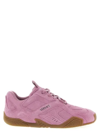 Versace Multicolor Calfskin Athletic Womens Sneakers