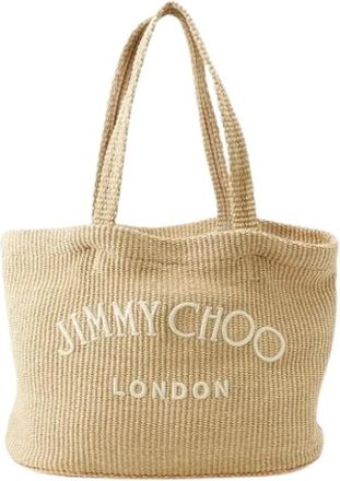 Jimmy Choo London Pre-owned Tote Bag - Dames - Vintage Shopper - Beige - ONE Size - Vintage