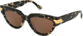 Bottega Veneta Womens Sunglasses Bv1035s Havana Brown Acetate