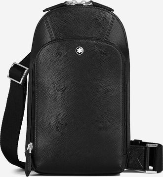 Montblanc Kleine Umh&auml;ngetasche aus Saffianoleder Sartorial Sling