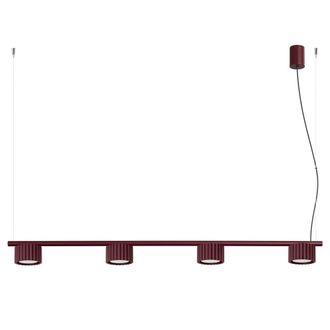 Sollux Lighting Ara&ntilde;a borgo&ntilde;a aluminio alt. 208 cm