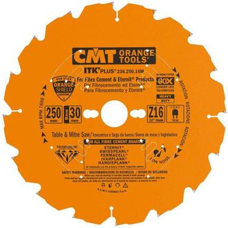 CMT 236.250.16m Sierra Circular En Diamante Para Mat. Abrasivos 250x2.4/1.8x30 Z16 Tcg