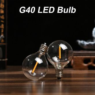 OEM Bombilla Led G40 E12 De Repuesto, Resistente Al Agua Ip44, 220 V, 2700 K, Para Guirnaldas De Luces Exteriores, 1 W = 10 W Incandescentes, Bombilla Led