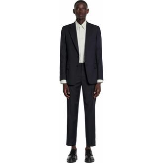 Lanvin Cigarette Trousers in Navy Blue at Nordstrom, Size 52 It