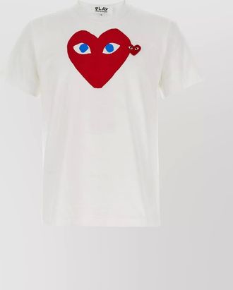 Comme Des Gar&ccedil;ons graphic print crew neck short sleeves t-shirt