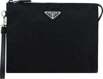 Prada Mens Beauty Case Black Polyamide Wash Bags