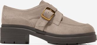 Cole Haan Womens Carlitta Monk Strap Lug Oxfords - Beige Size 10.5