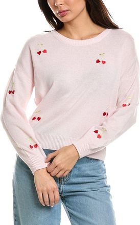 Brodie Love Cherry Crewneck Wool & Cashmere-Blend Sweater