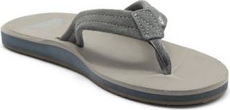 Quiksilver Carver Core Suede Sandal in Grey/Grey at Nordstrom Rack, Size 12