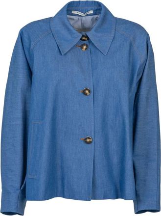 Emma & Gaia Coats - Dames - Zomerjassen - Blauw - S - Jassen