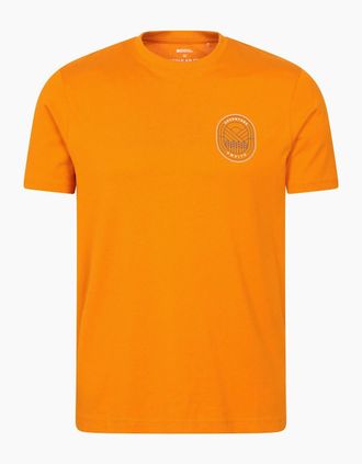Mountain Warehouse Mens Mountain Warehouse Mens Adventure Awaits T-Shirt - Orange - Size: 38