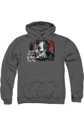 Gildan Batman Arkham City Plenty Wrong Adult Pull Over Hoodie / Hooded Sweatshirt
