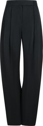 The Attico Gary Long Black Virgin Wool Pants
