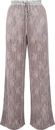 Jucca Badmode, Dames, Grijs, S, Katoen, Semi-transparante Musseline Broek