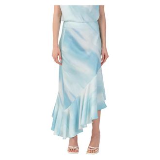 Kocca Maxi Skirts, female, Blue, Size: 2XS Party ready angled long skirt