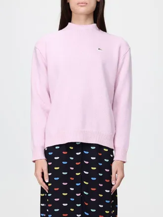 Fiorucci Dolcevita slim fit in pura lana merino extrafine con logo a contrasto