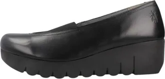 FLY London Schoenen, Dames, Zwart, 38 EU, Leer, Veik 504Fly