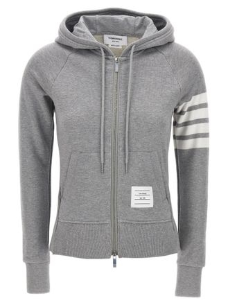 Thom Browne Grey Stripes Hood Sweatshirt