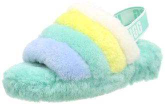 UGG Womens Fluff Yeah Slipper, Tide Pool Multi, 7 UK (40 EU)
