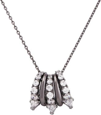Swarovski Sublima Ruthenium Plated Crystal Necklace