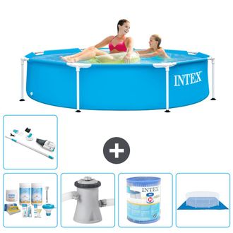 Intex Piscina Con Estructura Redonda - 244x51 Cm - 7-piezas S31455