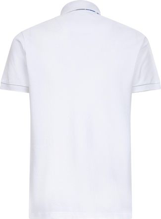 Etro Mens White Cotton Piquet Polo Shirt T-shirts And Polos
