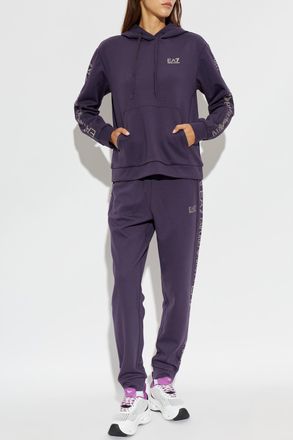 Emporio Armani Tracksuit Set: Sweatshirt And Trousers, Womens, Purple