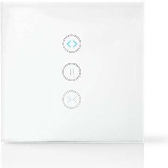 Nedis Interruptor De Pared Inteligente Con Wi-fi | Controlador De Cortinas, Persianas O Parasoles Ne550673518