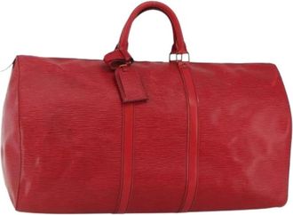 Louis Vuitton Pre-owned Weekend Bags, female, Red, Size: ONE SIZE Pre-owned Vintage Boston Bag