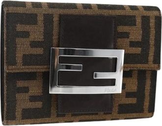 Fendi Pre-owned Wallet - Dames - Vintage Accessoires - Bruin - ONE Size - Vintage