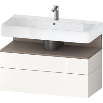 Duravit Duravit - Qatego Mueble Bajo Lavabo, 1 Extra&iacute;ble Y 1 Caj&oacute;n