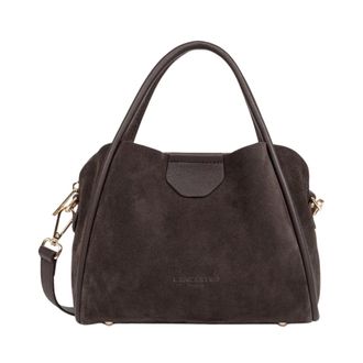 Lancaster Suede Ida Handtas - Dames - Tassen - Bruin - Maat: ONE Size Su&egrave;de