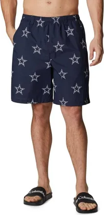 Columbia Mens Columbia Navy Dallas Cowboys Backcast III Printed Shorts at Nordstrom, Size Xx-Large