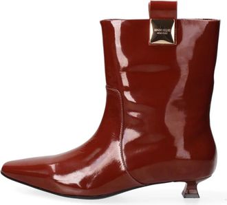 Marc Ellis Carmilla Enkellaars - Dames - Laarzen met Hak - Bruin - 36 EU - Leer - Schoenen
