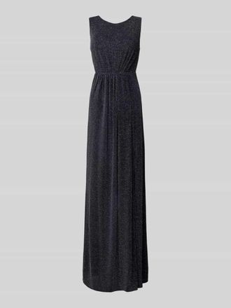 Troyden Collection Abendkleid mit Effektgarn in Dunkelblau, Gr&ouml;&szlig;e 44