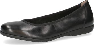 Caprice Ballerina CAPRICE, Damen, Gr. 36, schwarz, Nappaleder, Schuhe Ballerina, Businessschuh, Flats, Bequemschuh, Schl&uuml;pfschuh in bequemer Form