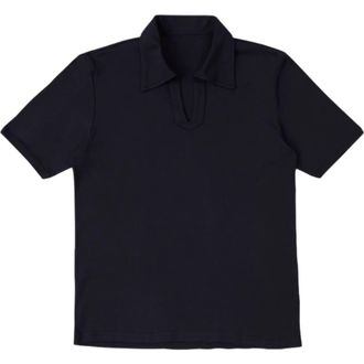 Fortela Goose Short Sleeve Polo in Blue at Nordstrom, Size Medium Eu