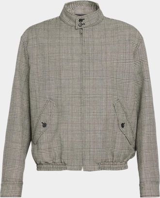 Marni Men & apos;s Plaid Virgin Wool Jacket