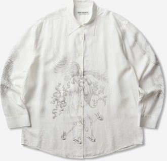 Our Legacy Women s Favourite Shirt Pointillism Allegory Print