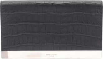 Saint Laurent Pre-owned Vintage Clutch - Dames - Vintage Clutch - Zwart - ONE Size - Vintage