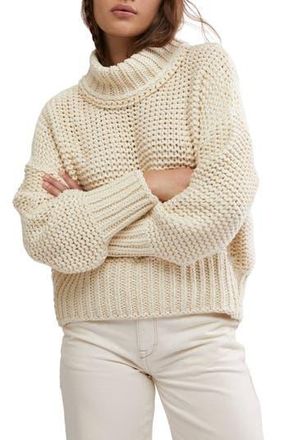 Free People My Only Sunshine Sweater in Ivory at Nordstrom Rack, Size X-Large