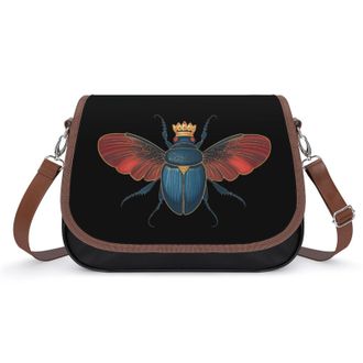 Generic Ancient Egypt Crossbody Bags for Women Fashion Leather Shoulder Handbags With Adjustable Strap